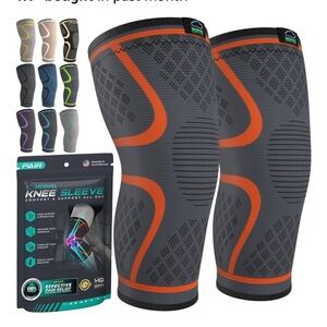 1/2off Compression Knee sleeve for Women and Men - 2 Pack Knee Sleeves